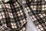 Toddler Little Boys Girls Baby Thick Warm Long Sleeve Coat Plaid Flannel Cotton Brushed Casual Button down Shirts