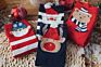 Latest Women's Happy Cute Donut Pattern Warm Christmas Socks Gift Box