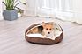 Dropshipping Warm Deep Sleep Animal Bed round Pet Bed Soft Cat and Dog Bed