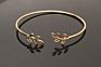Women's Open Olive Branch Bracelet Bangle for Girls