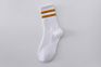 Men's Mid-Tube Socks Stripe Knit Casual Design Sport Socks