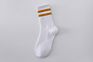 Men's Mid-Tube Socks Stripe Knit Casual Design Sport Socks