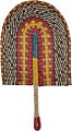 Handmade Fan Natural Wicker Grass Hand Woven Fans Home Wedding Decoration Handicraft Seagrass Fan for Wall Hanging