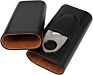 Style Alligator Grain Leather Cigar Case For