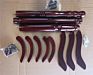 Wooden Coat Rack Free Standing Coat Hat Tree Coat Hanger Holder Stand