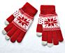 Unisex Warm Knit Jacquard Snowflake Maple Leaf Pattern Touch Screen Gloves Five Fingers 9 Styles Kimter-H919Q A