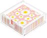 Cocktail Paper Napkin Holder Clear Decorative Cocktail Napkin Caddy Holder for Kitchen or Hotel Restaurant