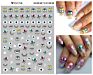 Imagnail Self Adhesive Cartoon Eyes Nail Art Decal Blue Evil Eye Nail Stickers