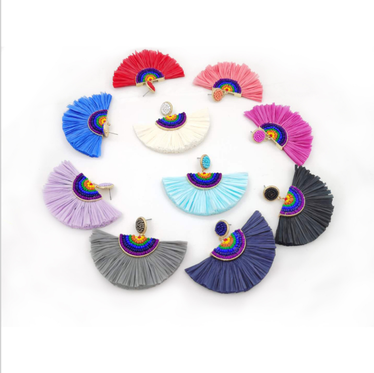 colorful stud earrings