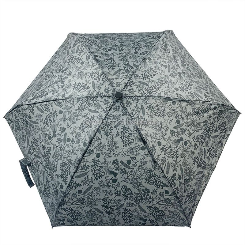 Umbrella 5 Folding Manual Umbrella Mini Miniature Travel Umbrellascmyk Design Customer Logo Super Light