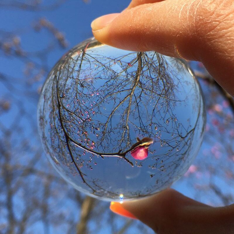 glass solid ball