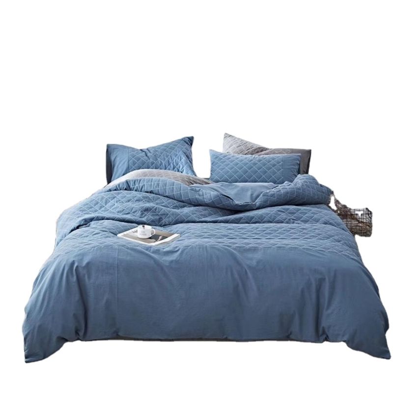 100% Washed Cotton Bedding Set for Home