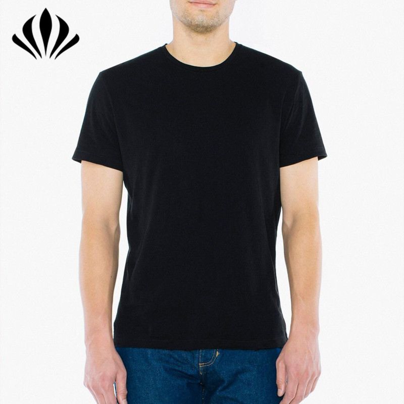 100%Cotton T-Shirt Blank Breathable Classic Men's Short Sleeve Tee