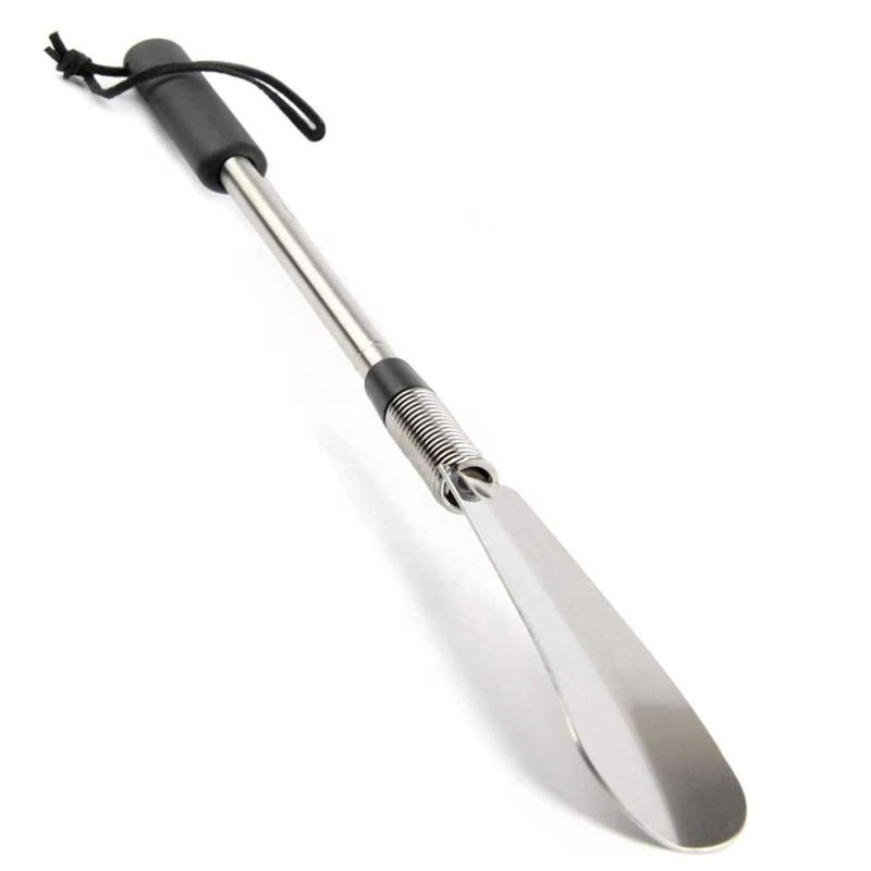 16 to 31 Inch Adjustable Expander Shoe Horn Extends & Collapses Stainless Steel Telescopic Spring Shoehorn