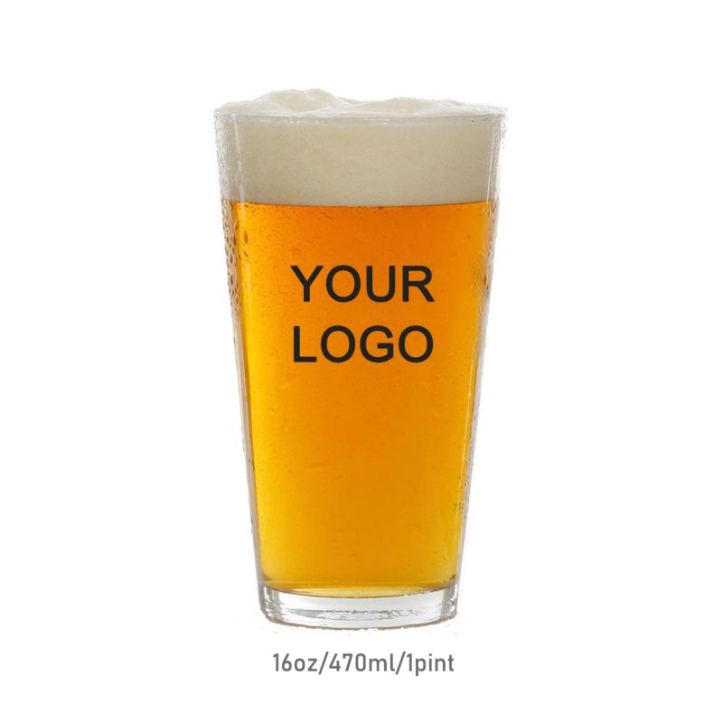 16Oz 450Ml Beer Glass Tumbler Drinking Pint Glass Cup