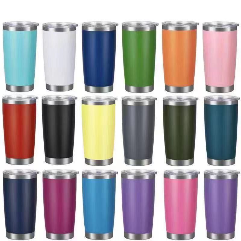 20 Oz Tumbler Stainless Steel Travel Mugs Vacuum Coffee Cup Sublimation Blank Thermal Insulated