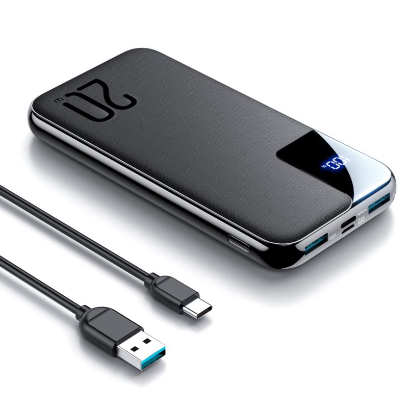 20W Fast Charging Usb C Power Bank 20000Mah Mobile Phone Charger Big Capacity Usb Power Bank for Charging