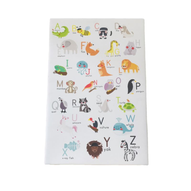 26-Letter Photo Frame Children's Room Background Wall Decoration Animal English Teaching Props