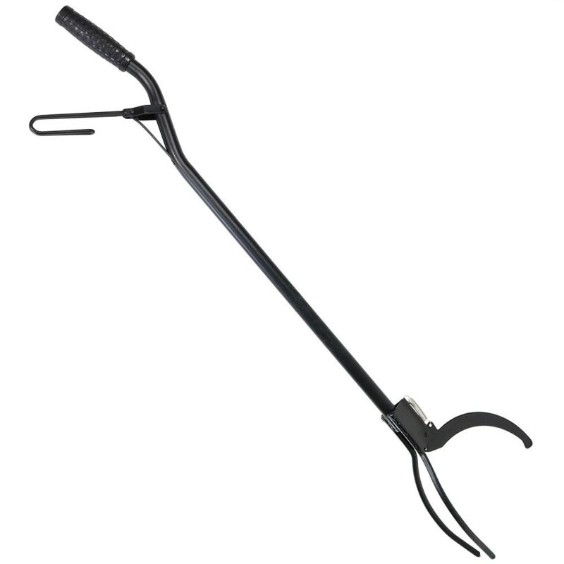 36 Inch Log Claw Tongs Gripping Grabber Tool for Wood-Burning Fire Pit or Fireplace Safely Moves Firewood