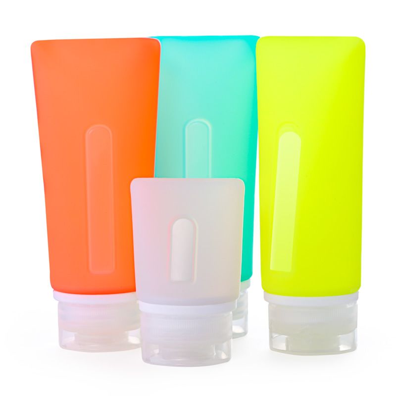 Silicone Leak Proof Travel Bottles Airplane Travel Kit
