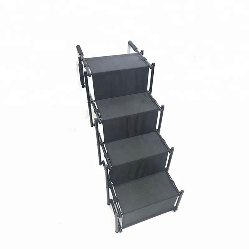 3 4 Step Dog Stairs Pet Climb Stairs Foldable Folding Dog Pet Ladder Foldable Dog Stairs