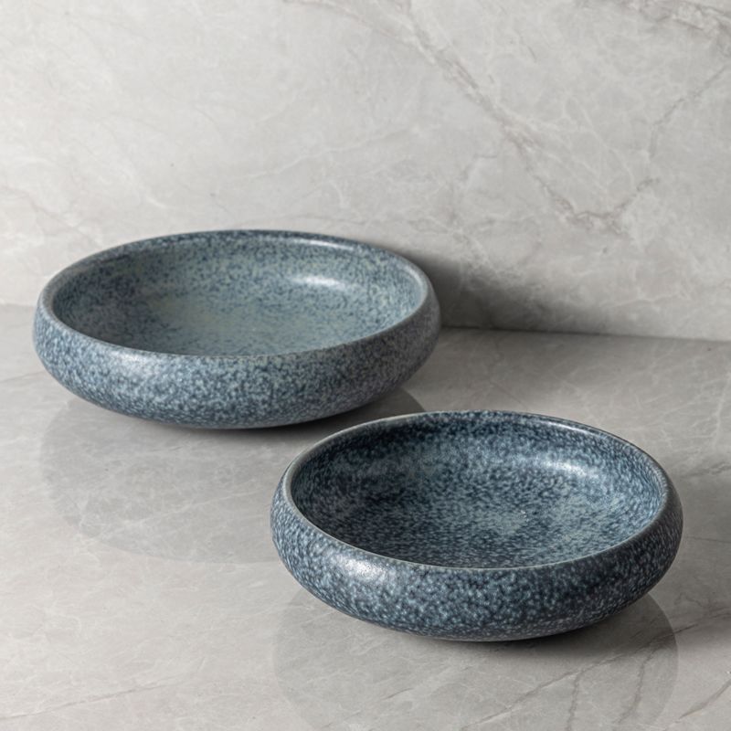 5" 6" Nordic Style Food Porcelain Salad Bowls Dishes Japanese Korean Ceramic Pet Bowl Double round Bowl