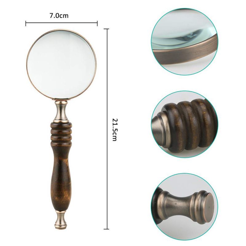 5X Vintage Magnifying Glass