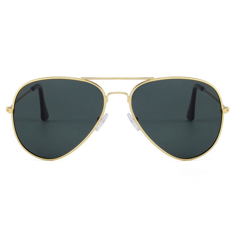 90S Vintage Gold Metal Big Frame Polarize Shades Sunglasses Men Unisex Photochromic Mirror Driving Boy Sunglasses