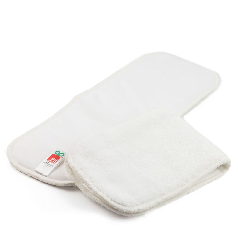/ Stock Elf Diaper 1 + 3 Layers Microfiber Stay Dry Liner Insert for Elf Diaper Diaper Cover Nappy Washable