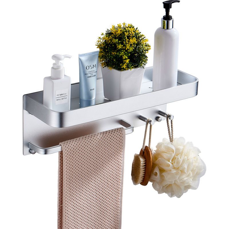 Aluminum No Drilling Bathroom Rack Required Adhesive Bathroom Corner Shelf