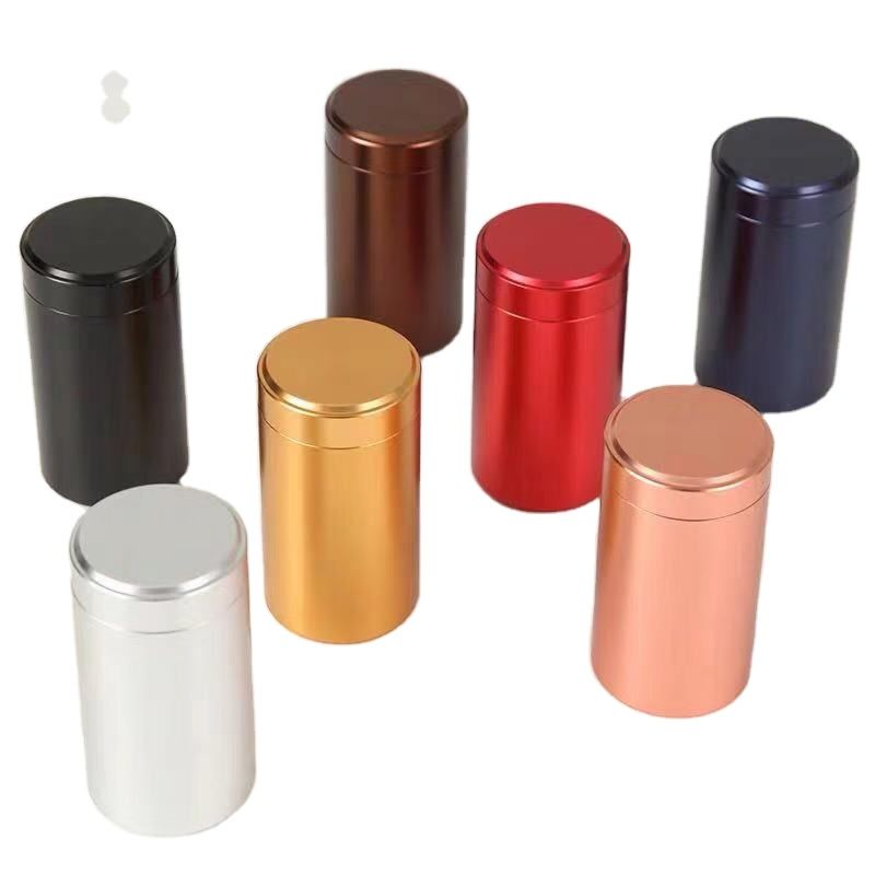 Aluminum Titanium Alloy Coffee Tin Can Tea Storage Tea Container