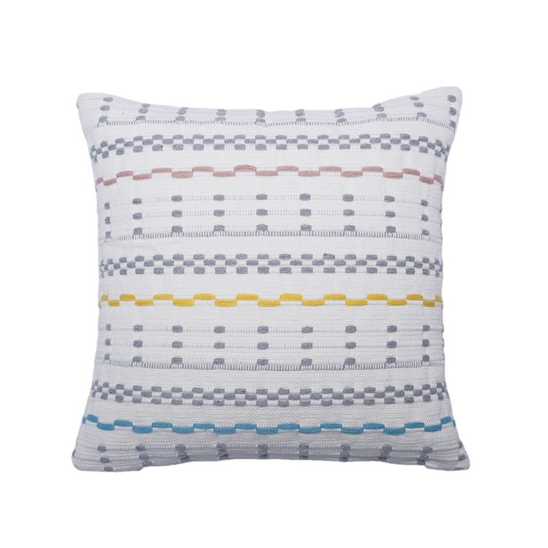 Ameile Home Colorful Woven Jacquard Decorative Throw Pillow Covers for Office Home