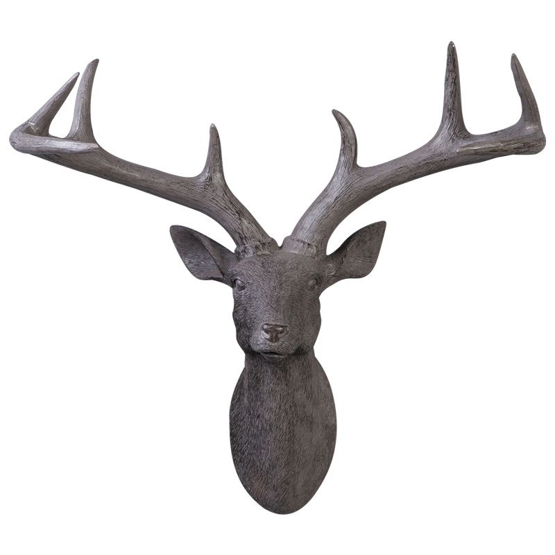 American Deer Head Wall Decoration Wall Decoration on the Porch Wall