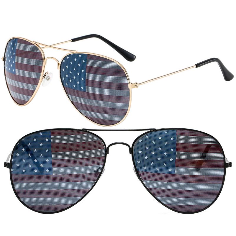 American Flag Sunglasses Men Women Design Luxury Eyewear Sunglasses Mens Sunglass Sun Glasses Mirror Eyeglasses