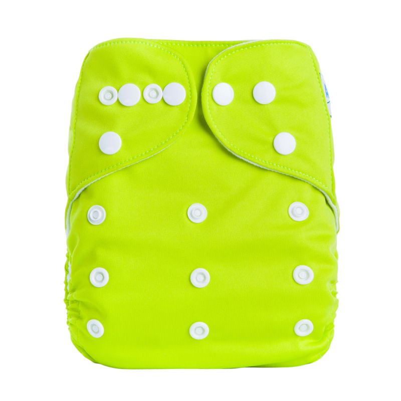 Ananbaby in Stock Solid Color Pul Fabric Non Disposable Baby Cloth Diapers