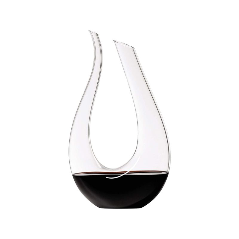 Arrivals U Shape Lead Free Crystal 1.5L / 50.7Oz Wine Decanter Glass