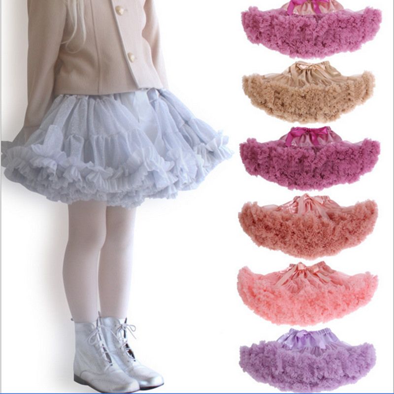 Baby Panier Fluffy Tutu Dress Baby Pettiskirt Bridal Petticoats for Girls