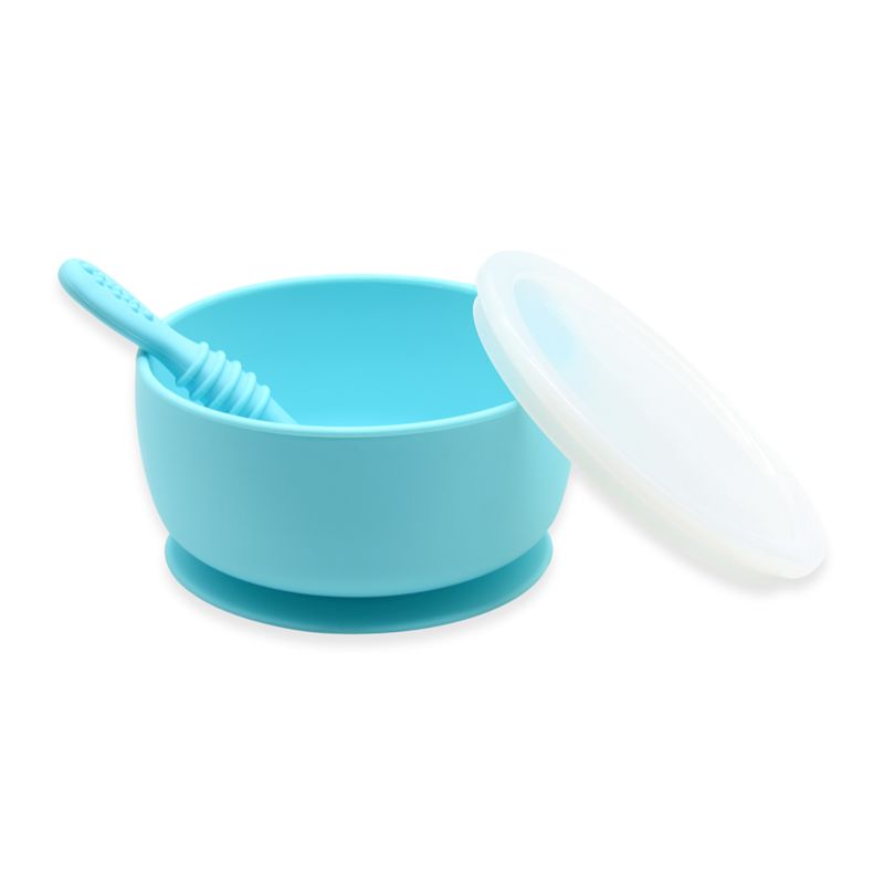 Baby Suction Bowls Eco Friendly Baby Feeding Silicone Bowl Silicone Standard Silicon Placemat No Handle