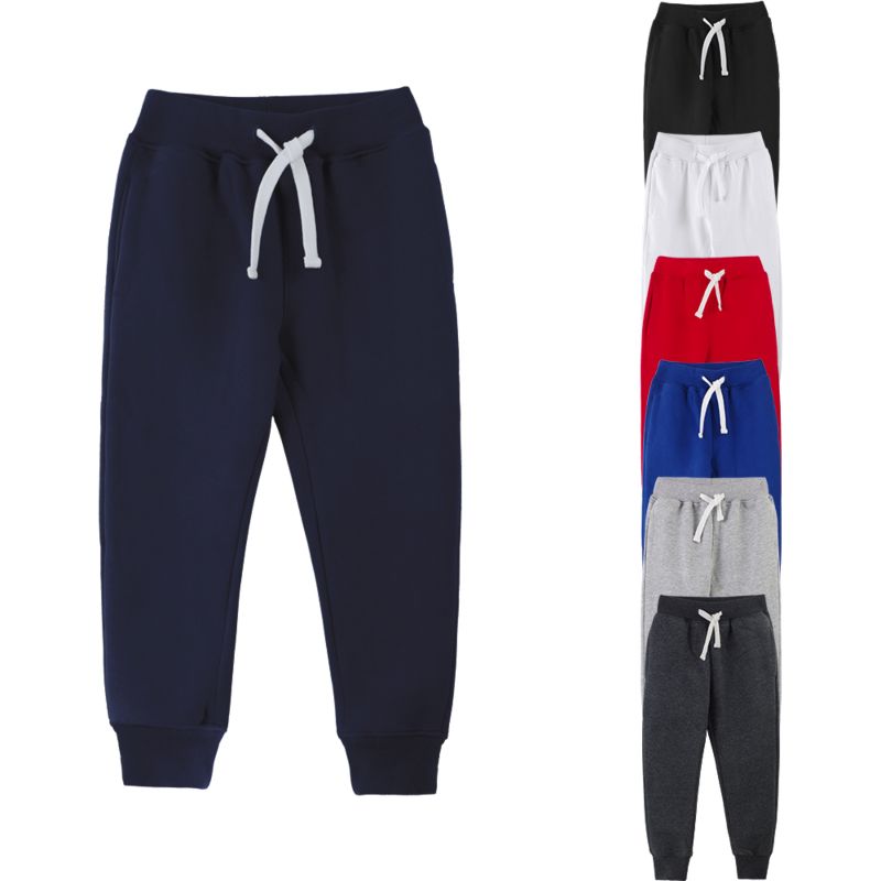 Basic Active Kids Fleece Jogger Sweatpants Thick with Pockets Toddler Boys Sports Pants