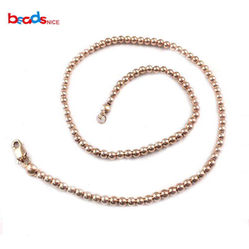 Beadsnice Gold Filled Chains Necklace Beaded Gift or Women Jewelry Id39911