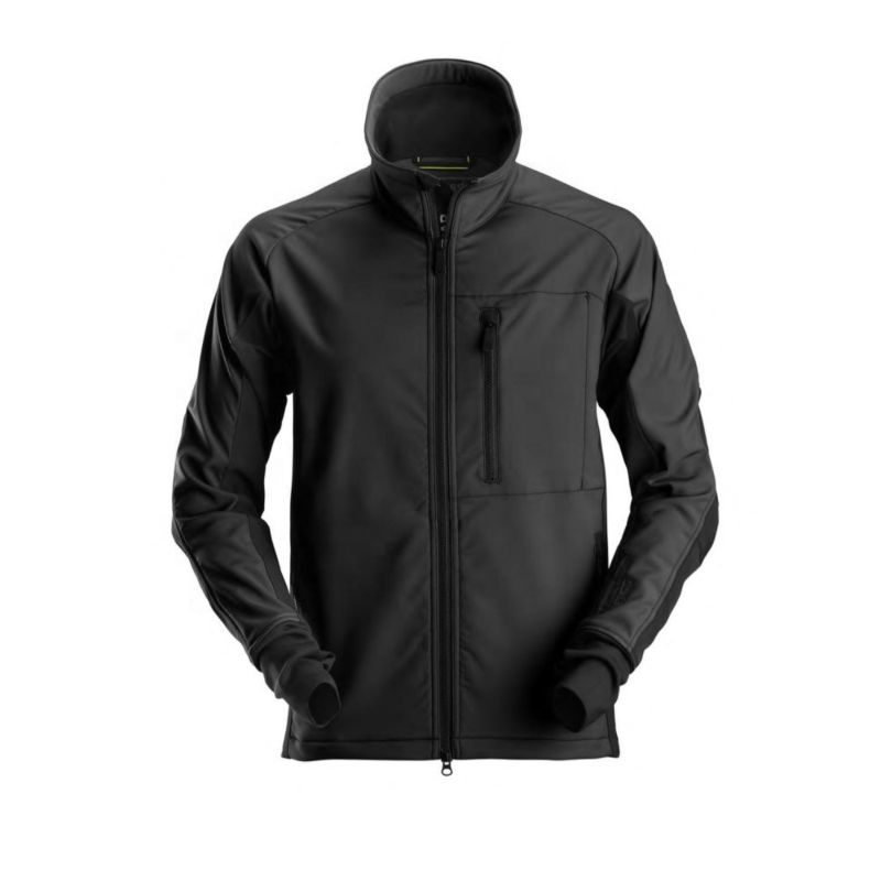 Black Simply Outdoor Casual Work Jacket Mens Soft Shell Tactical Jacket