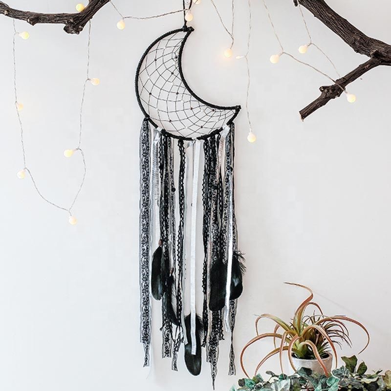 Boho Crochet Lace Dream Catchers for Wall Hanging Home Decor