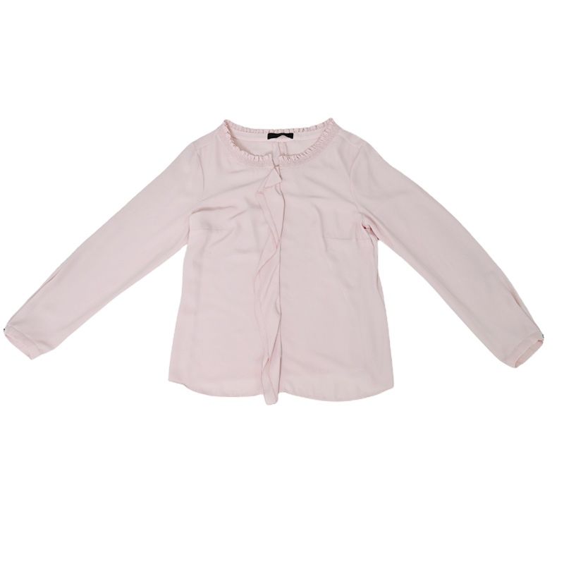 Boutique Clothing Tie Neck Long Sleeves Satin Long Sleeve Woman Blouse