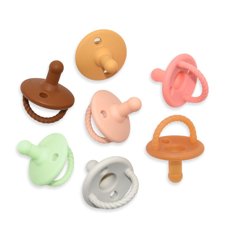 Bpa Free Natural Rubber Pacifier Set Customize Silicone Newborn Pacifiers Sweetie Soother Baby Pacifier