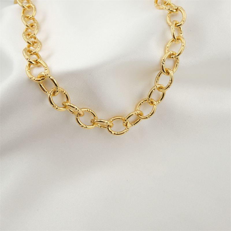Brass Chain for Jewelry White Necklace Chain for Men Chain Extender Gold Filled