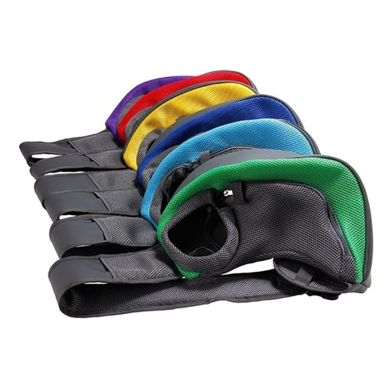Breathable 7 Colors Travel Puppy Sling Carrier Mesh Dog Shoulder Bag