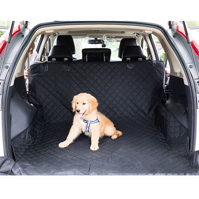 Car Trunk Mat Pet Dog Outdoor Waterproof and Dirt-Proof Quilted Oxford Pet Dog Car Protect Cushion Car Seat Cover