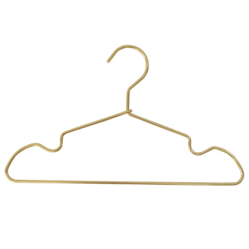 Children Clothing Hangers with Non Slip Grooves Aluminum Alloy Hangers Heavy Duty Space Saving Hanger for Daily Life