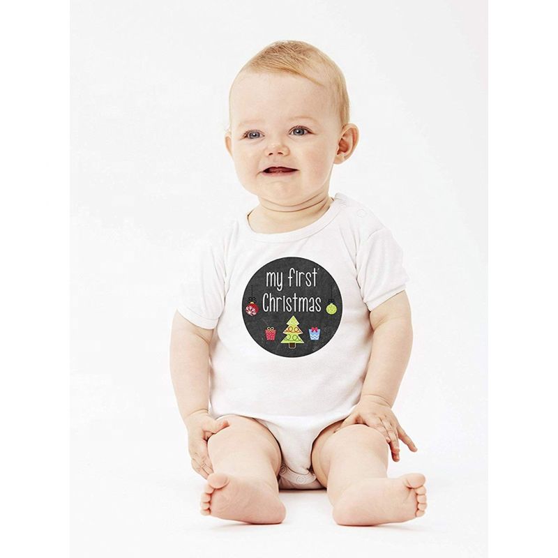 Christmas Trend Newborn Baby Photo Prop First Year Birthday Gift Milestone Monthly Belly Stickers