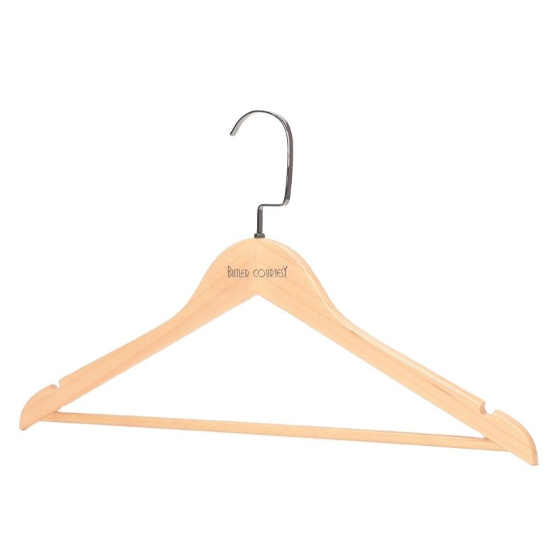 Clothes Wood Hanger for Display Able to Personalized Logo Wooden Hangers